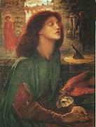 Dante Gabriel Rossetti Beata Beatrix painting